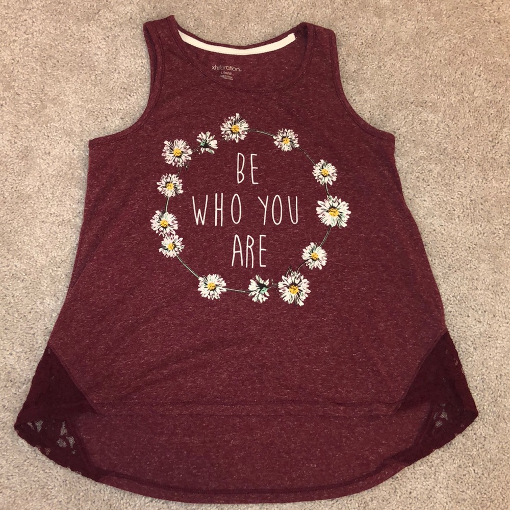 Red tank top